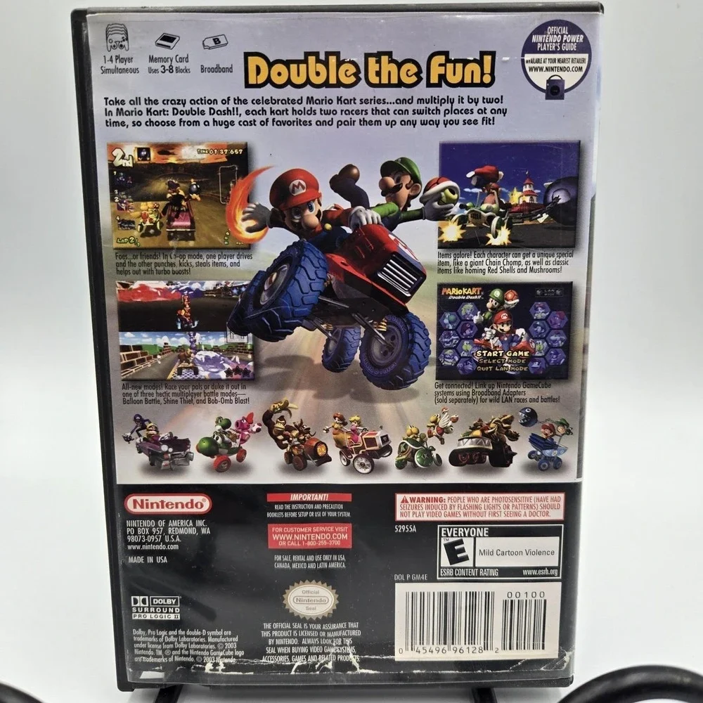 Vtg Mario Kart:‎ Double Dash!! (Nintendo GameCube, 2003)